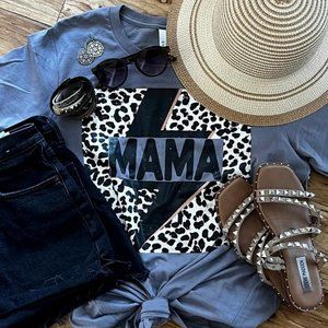 Mama Lightning Graphic Tee